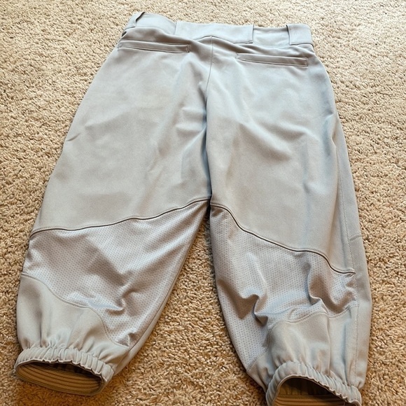 Nike baseball pants S in grey with pockets - Picture 9 of 9